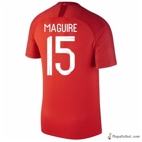 Camiseta Inglaterra Replica Segunda Ropa Maguire 2018 Rojo